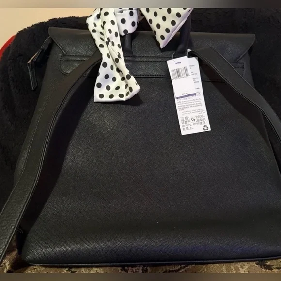 Minnie Mouse "BELLISSIMA"  Navy Blue Backpack-NWT - Picture 3 of 3